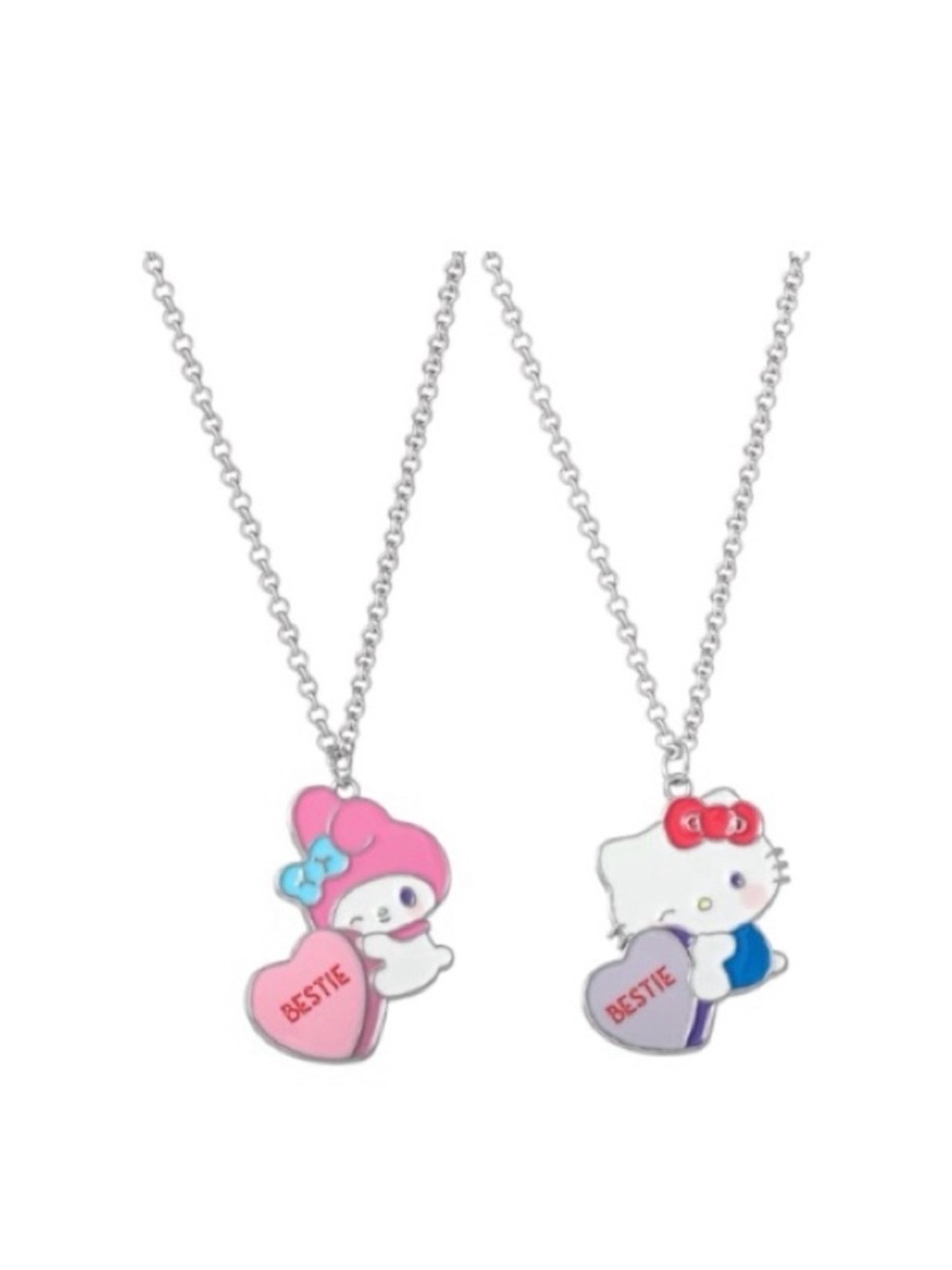 Hello Kitty & My Melody Bestie Necklace Set
